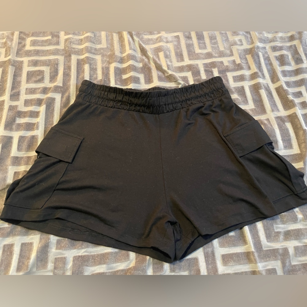Ardene Black Cargo Shorts